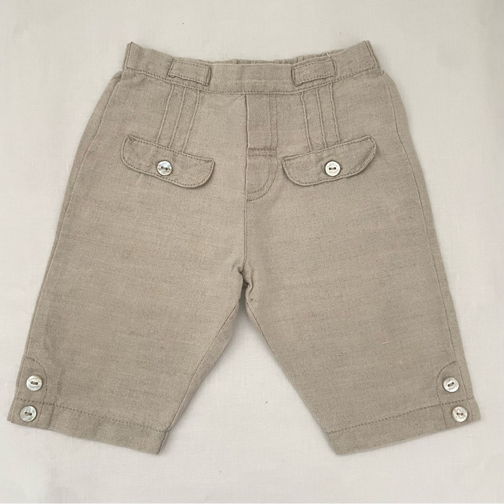 Tartine et Chocolat Linen Cotton Baby Pants - 1Y 12M